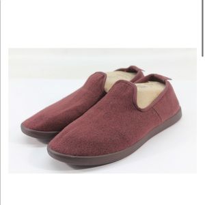 Allbirds Men's Wool Loungers Tuke Jam Maroon Comfort Shoes